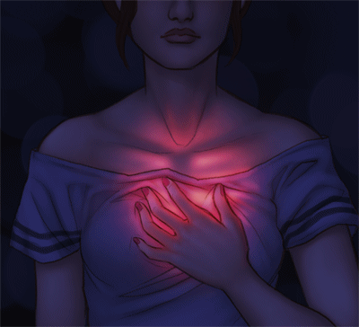 brokenheart heart heartbeat herzklopfen gif by @christina52